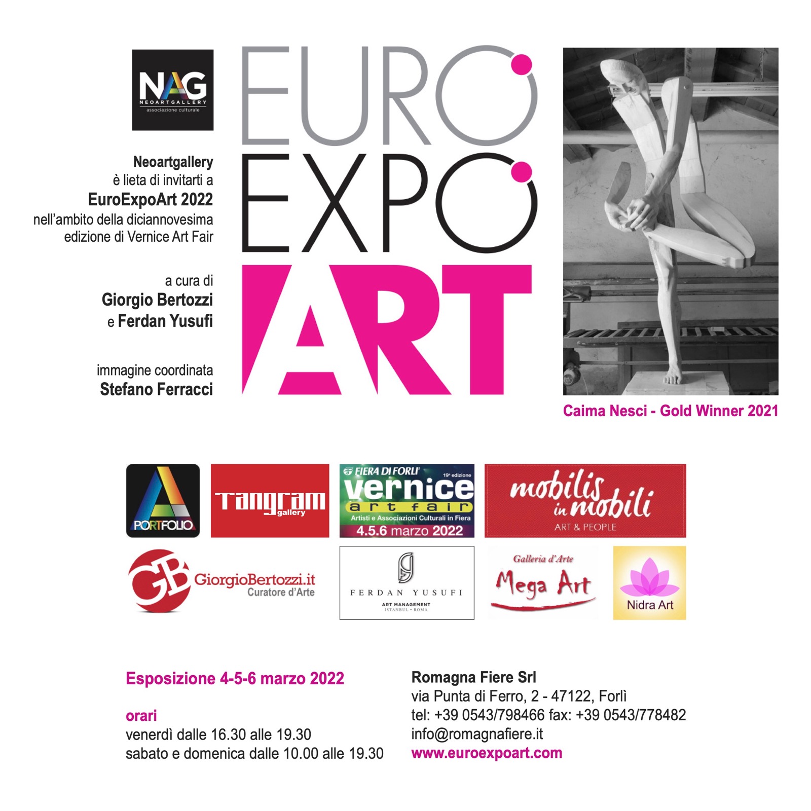 EURO EXPO ART VERNICE ART FAIR FORLI’ FIERA - Forlì - Anno 2022